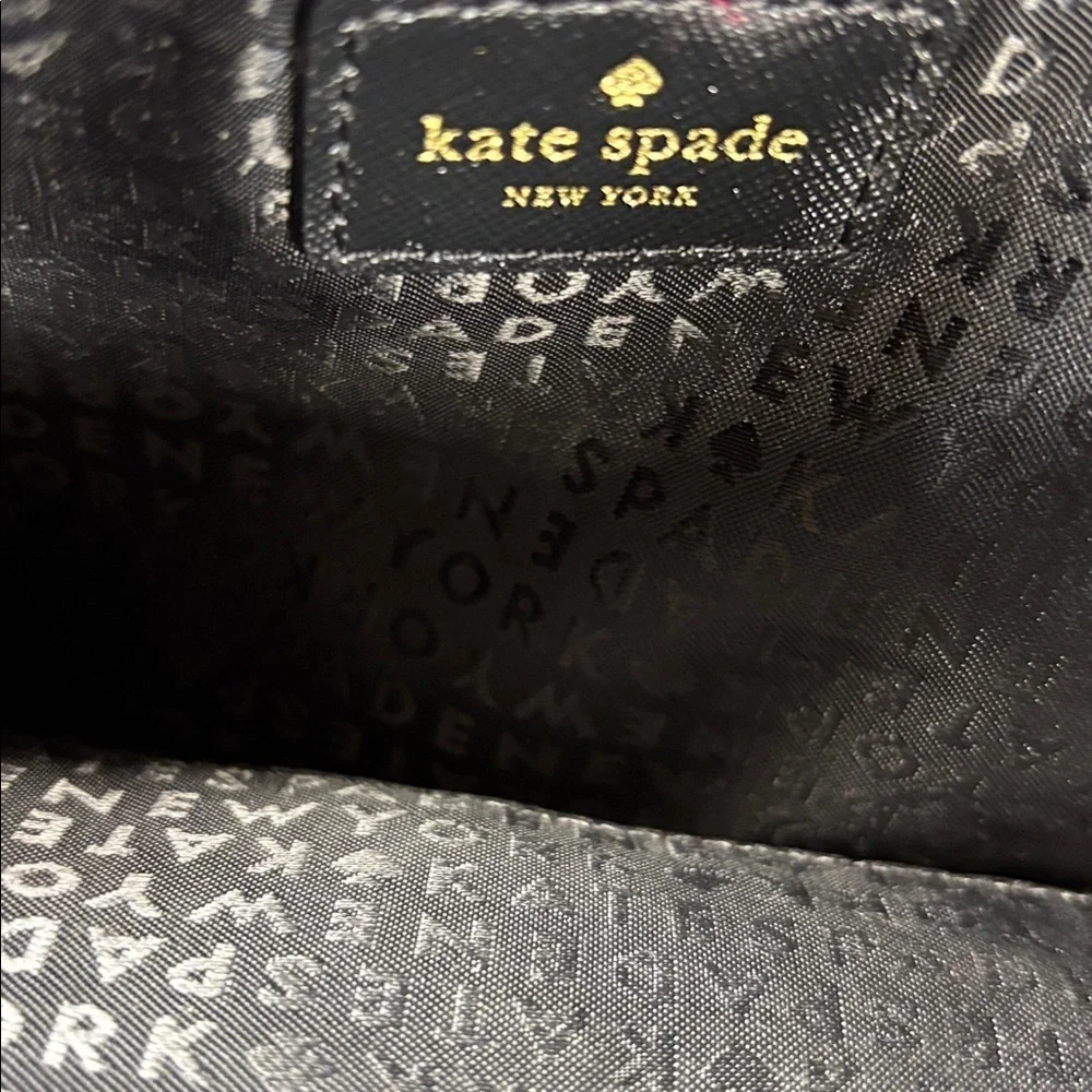 Kate Spade Alek Charlotte leather Street Black Crossbody  chain purse